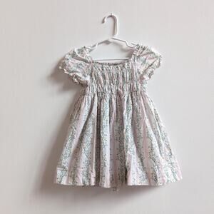 Edgehill Collection Dress Cottagecore 3T Girls Floral Bird Toile Vine